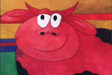 red cow